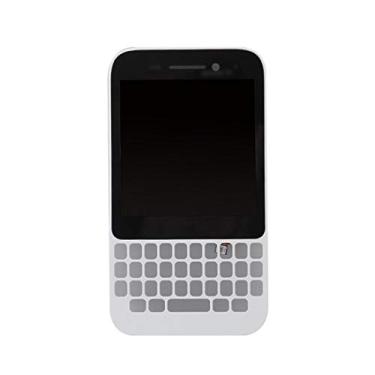 Imagem de LIYONG Peças sobressalentes de reposição para tela LCD e digitalizador montagem completa com moldura para BlackBerry Q5 (preto) peças de reparo (cor branca)