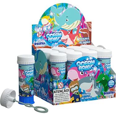 Imagem de Bolha De Sabão, Brasilflex, Ocean Baby, 60 ml, Caixa com 12 Unidades