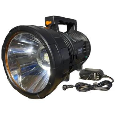 Imagem de Lanterna De Led Recarregável  Alcança 2km Varias Funções