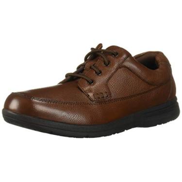 Imagem de Nunn Bush Moc Toe Oxford masculino, Conhaque polido, 46