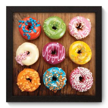Imagem de Quadro Decorativo - Donuts - 22cm x 22cm - 001
