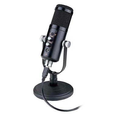 Imagem de Microfone Soundcast Dazz Preto Usb 2.0 Com Espuma