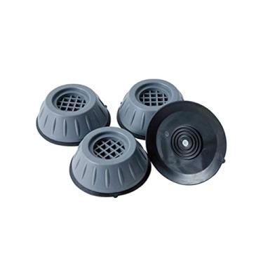 Imagem de Kit 4 Pés Almofadas De Choque Para Máquina De Lavar Suporte Anti Vibração Niveladora Anti Shock Amortecedor De Cancelamento de Ruído