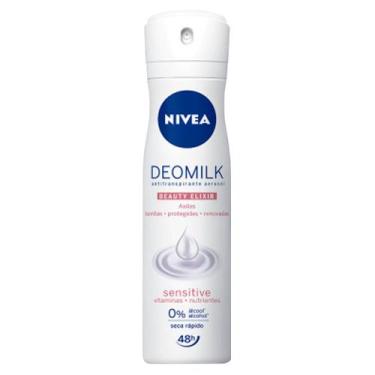 Imagem de Desodorante Aerosol Nivea Milk Sensitive 150ml - Nívea