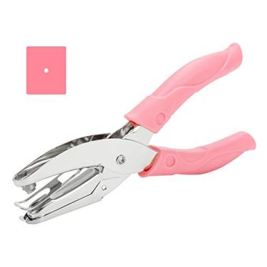 Imagem de Kiboule Perfurador de um furo portátil perfurador de furo único resistente 8 folhas para fichário caderno papel artesanato cartões de recados