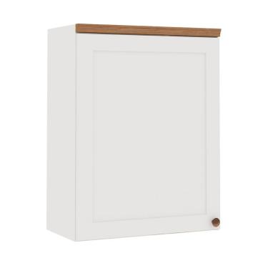 Imagem de Armário Aéreo Iluminata 1 Porta Branco 60 cm