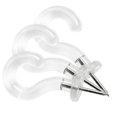 Imagem de Pinhooks Gancho de parede de pino de pressão - Klear Kindness (transparente) - 40 unidades