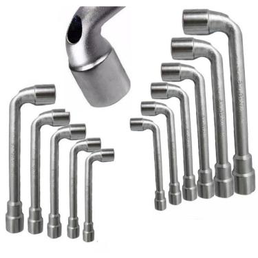 Imagem de Kit Jogo Chave L Furo 12 Chaves