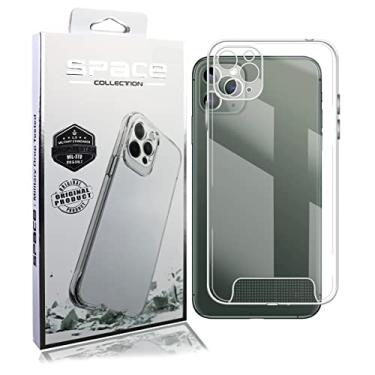 Imagem de Capa Case Space + Película De CERÂMICA Fosca Compatível IPhone 11 Pro Max 6.5 - Luiza Cell25