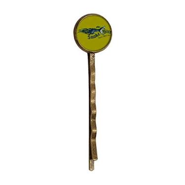 Imagem de Animal Illustrarion Bite Snake Pattern Retro Metal Hair Bobby Pin Headwear
