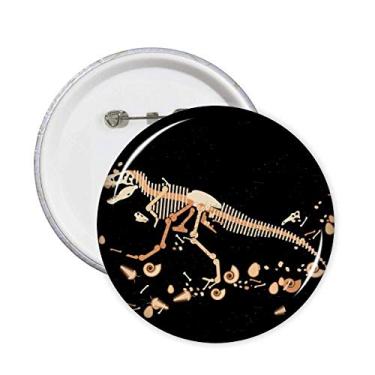 Imagem de Bones Bone Miniatura Dinossauro Pinos Emblema Botão Decoração Acessório 5 peças