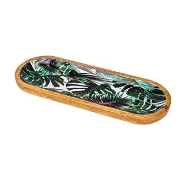 Imagem de Travessa de Madeira Leafage 40cm x 15cm x 3cm - Wolff