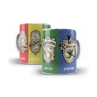 Imagem de Caneca Harrypotter Bravura Dedicação Ambição Sabedoria 11789
