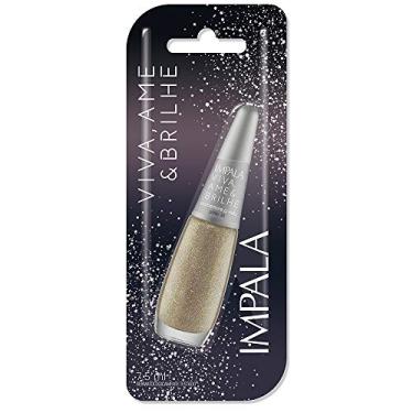 Imagem de Impala Esmalte Viva Ame E Brilhe Glitter 3D Comemore A Vida Blister