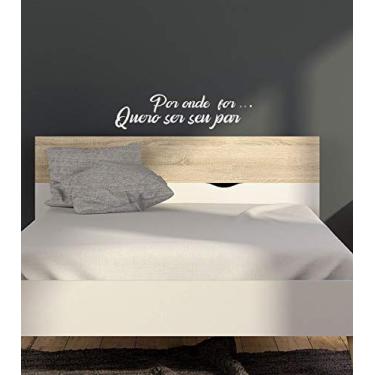 Imagem de Adesivo Para Parede Frase Amor Por Onde For Tamanho 90x20cm