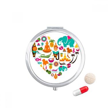 Imagem de Caixa de armazenamento de medicamentos tradicional tailandesa do Reino da Tailândia