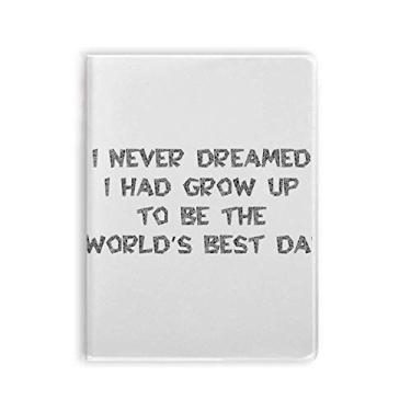 Imagem de Caderno de anotações com frases "Best Dad Festival" da Dreaming World's Best Dad