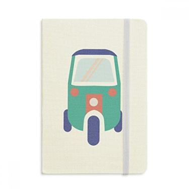 Imagem de Caderno de ilustração de arte de trator de três rodas da Tailândia, capa dura oficial, diário clássico