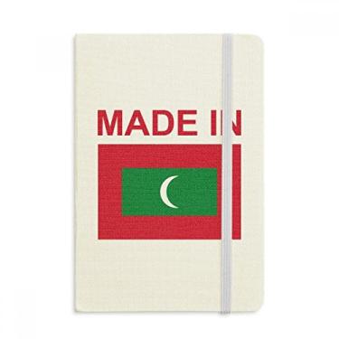 Imagem de Caderno Made In Maldives Country Love oficial de tecido com capa dura e diário clássico