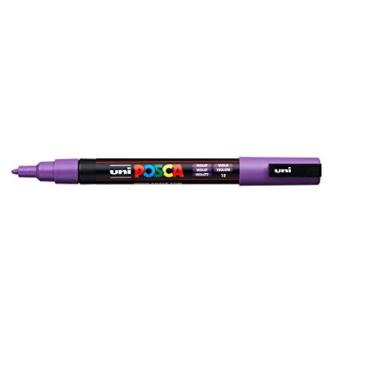 Imagem de Uni-Ball Posca Marcador Multiuso Caixa com 12 Unidades, Roxo (Lilás), 0.9 a 1.3 mm