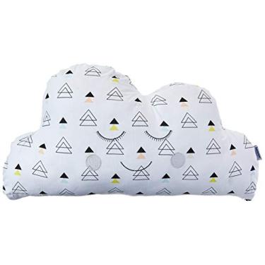 Imagem de Biramar Baby Almofada Nuvem Estampa Carinha New York Triangulo Colorido Colorido