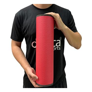 Imagem de Rolo Massagem Liberação Miofascial 45x12cm DF1073 Vermelho Dafoca Sports
