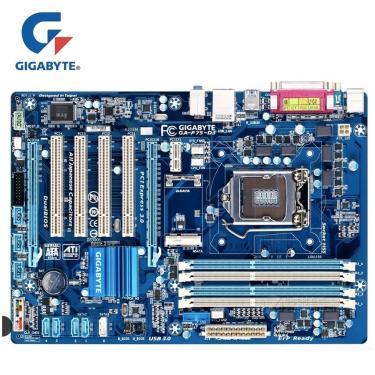 Imagem de Gigabyte-placa-mãe original ga-p75-d3  lga 1155  ddr3  usb 2.0  usb 3.0  sata3  p75  32gb  Intel