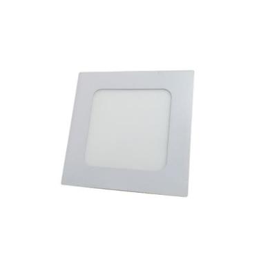 Imagem de Painel Plafon Led 6W Quadrado Luminaria Embutir Branco Luz Fria Dl-103