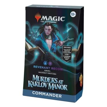 Imagem de Magic: The Gathering Murders at Karlov Manor Commander Deck - Revenant Recon (100-Card Deck, 2-Card Collector Booster Sample Pack + Accessories)