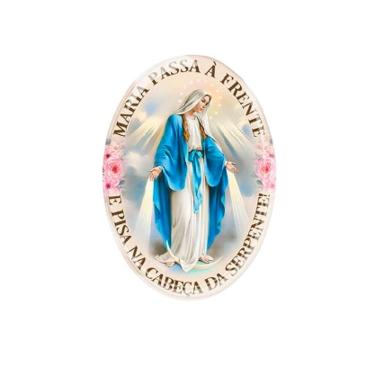 Imagem de Adesivo Nossa Senhora das Graças Resinado Carro/Moto/ Notebook