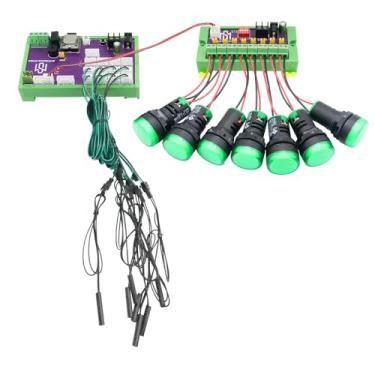 Imagem de Mysterious Escape ROM Props Input The Right Sequence of Magnet, Todas as luzes serão acesas e desbloquearão o jogo de fuga real (6 ímãs e luz)