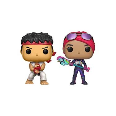 Imagem de Pop Fortnite Ryu and Brite Bomber Vinyl Figure 2 Pack