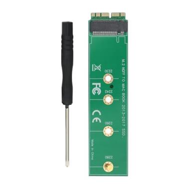 Imagem de suckoo Para MacBook Air Pro 2013-2017 A1465 A1466 A1398 A1502 12+16 pinos para NVME M-Key M.2 PCI-E 4.0 3.0 SSD Disco Rígido 2230 2242 2260 2280 Adaptador Conversor Placa de Expansão Verde