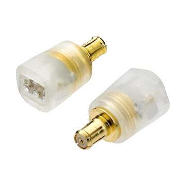 Imagem de OKCSC Adaptadores para Audio Technica ATH-LS70IS macho para cabo de 2 pinos compatível com fones de ouvido ATH-LS200IS CKRS90Is HDC213A/1.2 CKS1100IS, qualidade de som sem perdas, um par de conversor