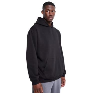 Imagem de Blusa de Moletom Grosso Canguru Masculino Street Preto-Masculino