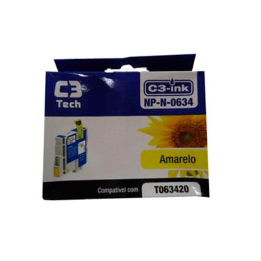 Imagem de Cartucho C3 Tech NP-N-0634 compatível com Epson T0634 Amarelo