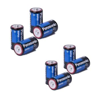 Imagem de Pilha grande d panasonic lr20 kit c/8 pilhas d