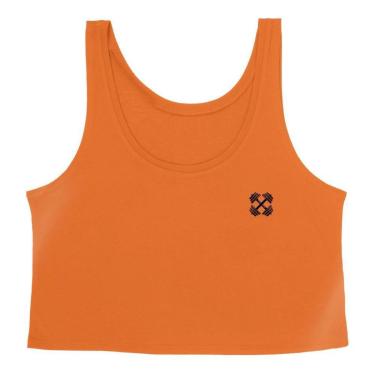 Imagem de Cropped Feminino Regata Good Look Fitness Academia Estampada Peso-Feminino