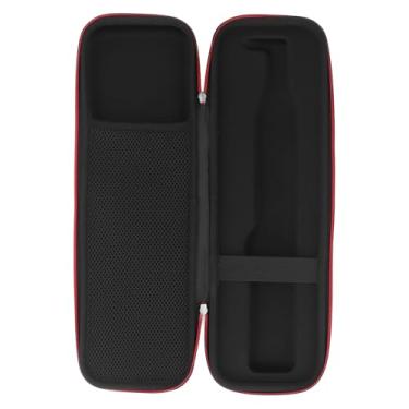 Imagem de Estojo de Transporte para Alisador de Cabelo, Estojo Rígido de EVA Com Bolso de Malha Interna Com Zíper Duplo Estojo Preto para Alisador Airstrait para Alisador de Cabelo Corrale