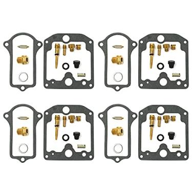 Imagem de Kit de peças de reparo de reconstrução de carburador RW 0101-108 (conjunto de 4) compatível com Suzuki 77-78 GS550 GS550E