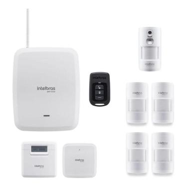 Imagem de Kit Alarme Amt8000 Intelbras Central Sem Fio E Wi-Fi 5