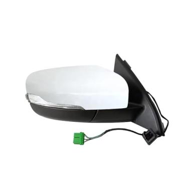 Imagem de CAIFDRI Conjunto de espelho lateral do passageiro adequado para Volvo XC60 2013-2018 Retrovisores de porta lateral Espelho retrovisor de substituição acessórios de espelho retrovisor (12 fios), branco