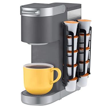 Imagem de Suporte de cápsula de café com suporte lateral para cápsulas de café K para cafeteiras de dose única