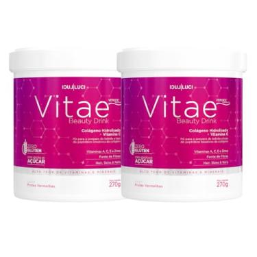 Imagem de Kit 2x Colágeno Hidrolisado Verisol Beauty Drink Luci Luci Original C/Nota Fiscal