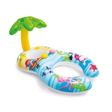 Imagem de Baby Peixinhos Bote Cobertura Mamãe Bebê Inflável 1.17 X 75 Cm- Intex