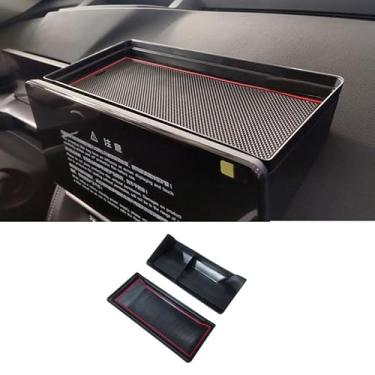 Imagem de Caixa de armazenamento do painel atrás da tela para Haval H6 PHEV 2023 Caixa de armazenamento de instrumentos de plástico no painel do carro Great Wall Haval H6 3rd