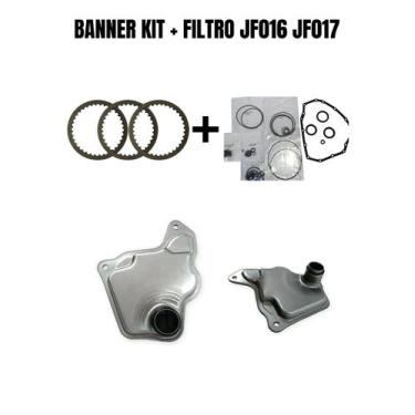 Imagem de Banner kit com filtro do câmbio automático jf016 jf017 - TRANSNATION