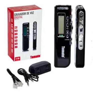 Imagem de Gravador Digital De Voz Tomate 8Gb Portátil Profissional