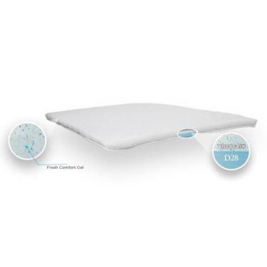 Imagem de Pillow Top Castor Solteiro Vitagel 88x188x5cm