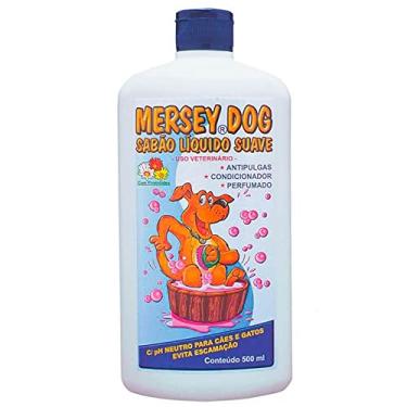 Imagem de Mercey Shampoo E Condicionador Mersey Dog Neutro Antipulgas Para Cães E Gatos - 500Ml